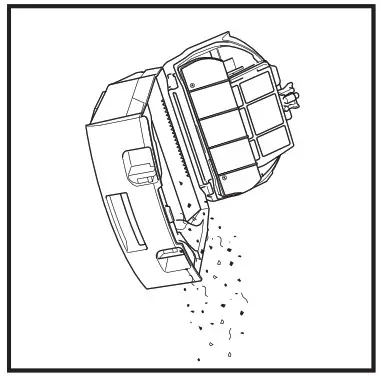 Shark Robot Vacuum- Empty debris and