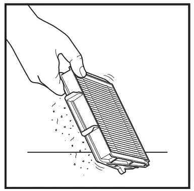 Shark Robot Vacuum- Lightly tap