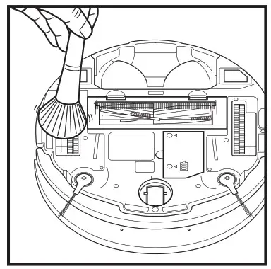 Shark Robot Vacuum- Periodically clean