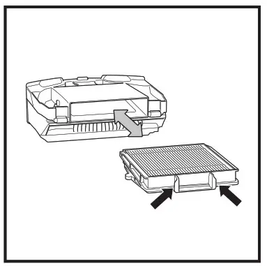 Shark Robot Vacuum- Pull filter