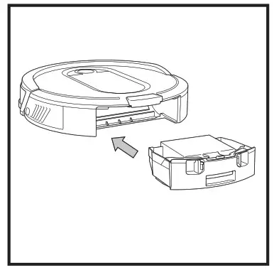 Shark Robot Vacuum- Reinsert the filter