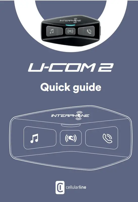 INTERPHONE U-COM 2 Twin Motorcycle Pack User Guide