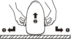 Panasonic NI WL70 Ceramic Soleplate Cordless Steam Iron - power base 1