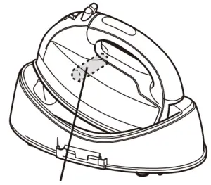 Panasonic NI WL70 Ceramic Soleplate Cordless Steam Iron - water tank