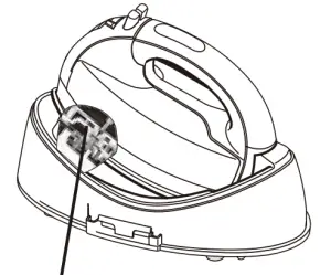 Panasonic NI WL70 Ceramic Soleplate Cordless Steam Iron - water tank 3