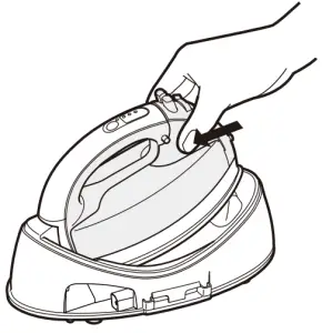 Panasonic NI WL70 Ceramic Soleplate Cordless Steam Iron - water tank 4