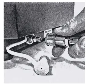 UKIAH TK-1044-T2BLK Tailgater II Gas Fire Pit with Beat to Music - - controlar - 3