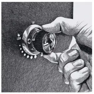 UKIAH TK-1044-T2BLK Tailgater II Gas Fire Pit with Beat to Music - - controlar - 4