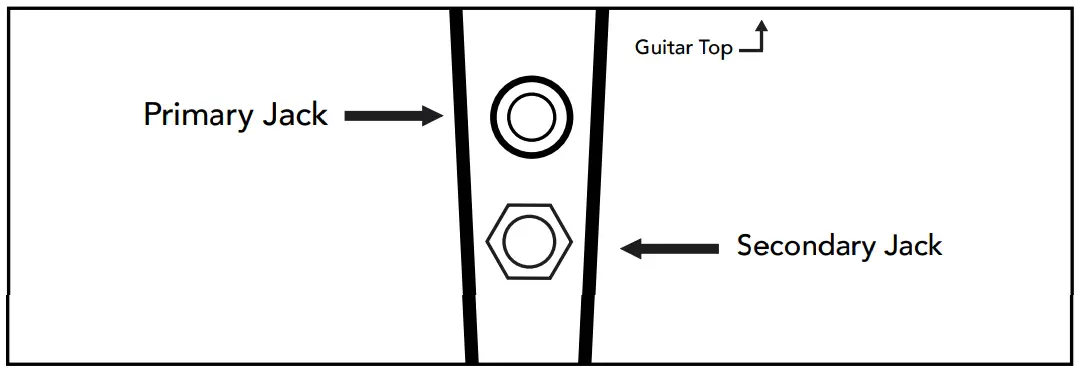 FISHMAN 3259 Powertap Earth Body Sensor with Soundhole Pickup - Mono Cable
