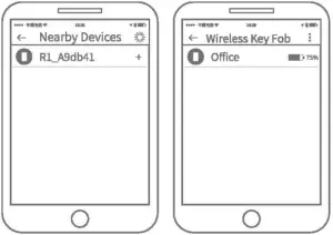 YAMAHA R1 Key Fob Add key fob to a lock in APP 6