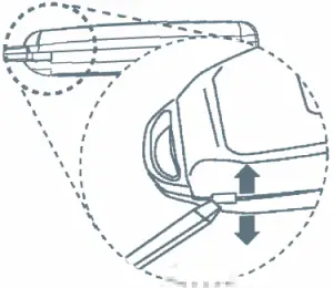YAMAHA R1 Key Fob Replace battery 1