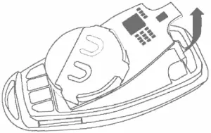 YAMAHA R1 Key Fob Replace battery 2