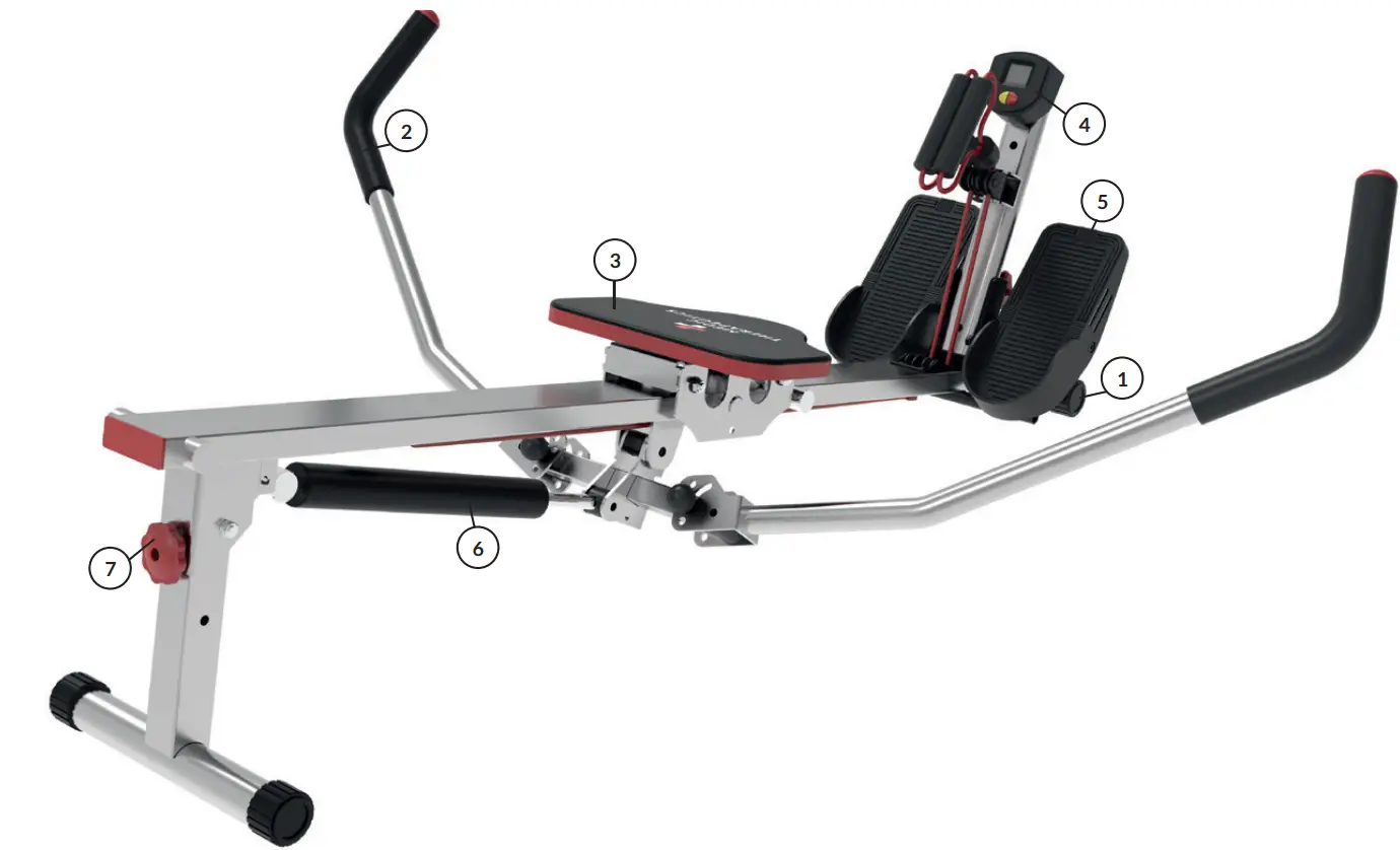 MEDIC THERAPEUTICS 603 0121 Rowing Machine - PRODUCT OVERVIEW
