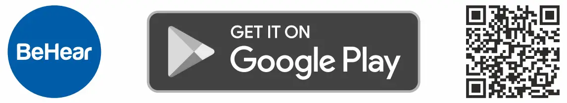 behear access ABH 120 Wear Hear Advanced Personal Hearing Amplifier - qr code 1