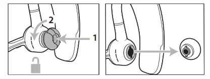 poly Voyager 5200 Series Wireless Headset System - rotate