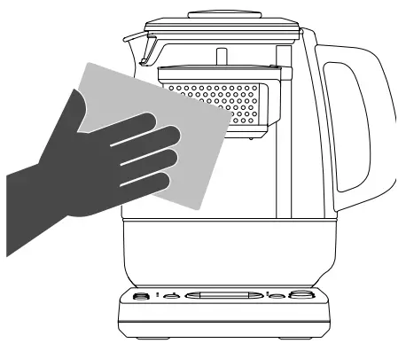 sage BTM800 Tea Maker-clean