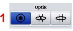 Fig 4 Check if OPTIC icon anterior is activated