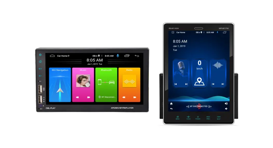 Rimoody Double Din Car Stereo Compatible With Apple Carplay User Manual