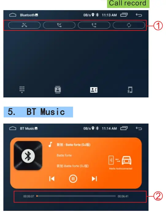 Rimoody Double Din Car Stereo Compatible with Apple Carplay-fig14