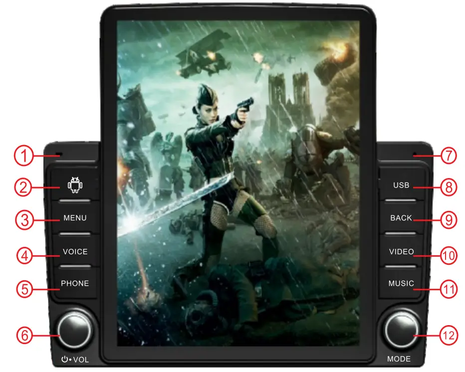 Rimoody Double Din Car Stereo Compatible with Apple Carplay-fig24