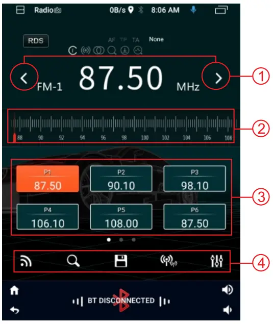 Rimoody Double Din Car Stereo Compatible with Apple Carplay-fig8