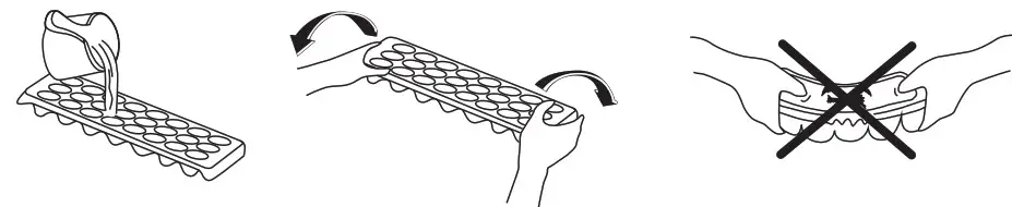 SHARP SJ-TB03ITXWF-EU Fridge- Ice tray