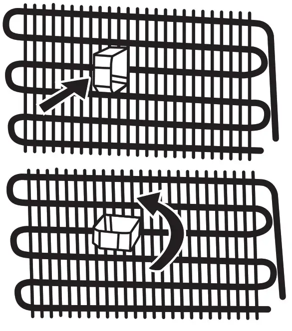 SHARP SJ-TB03ITXWF-EU Fridge- Installation