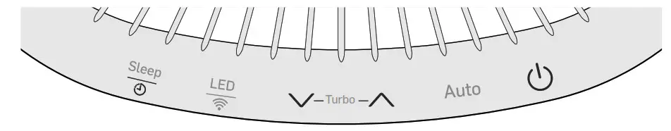 Carrier RMAP-ST Air Purifier XL for Large Rooms up to 550 Sq- Control Panel