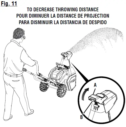 RYOBI RY40870 40V HP Brushless 24-Inch Two-Stage Snow Blower Kit fig 14