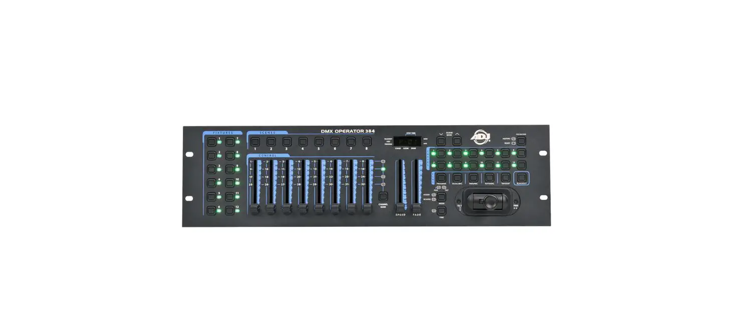 Adj 497988 Dmx Operator 384 2-in-1 Dmx And Midi Controller User Manual Adj 497988 Dmx Operator 384 2-in-1 Dmx And Midi Controller User Manual