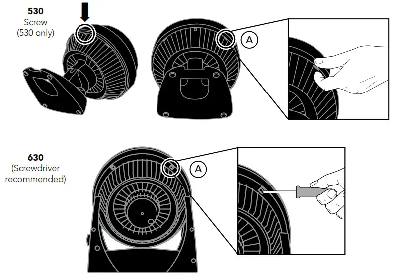 VORNADO 530 Whole Room Circulator - CLEANING