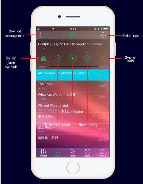 Shenzhen Biejia Technology 2AZCJTVLIGHT LED Strip Light fig 4
