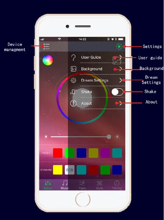 Shenzhen Biejia Technology 2AZCJTVLIGHT LED Strip Light fig 8
