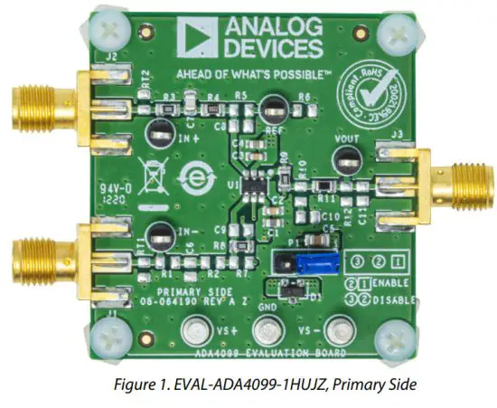 ANALOG DEVICES EVAL ADA4099 1HUJZ Evaluation Board - Figure 1