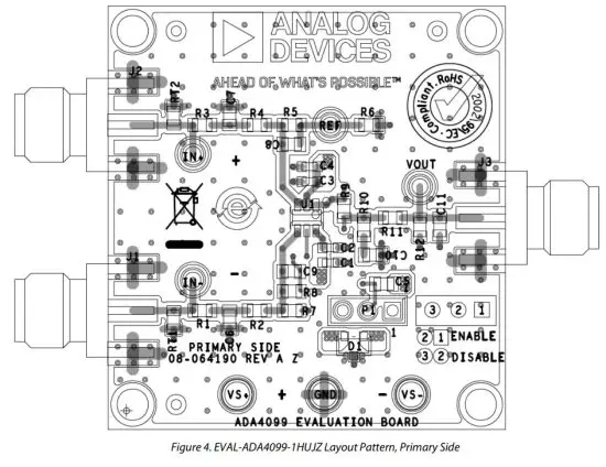 ANALOG DEVICES EVAL ADA4099 1HUJZ Evaluation Board - Figure 4