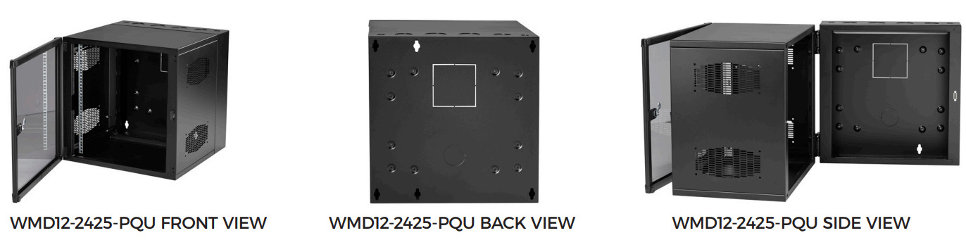 BLACK BOX WMD12 2425 PQU Double Hinged Cabinet Plexiglass Window Door - IMAGES