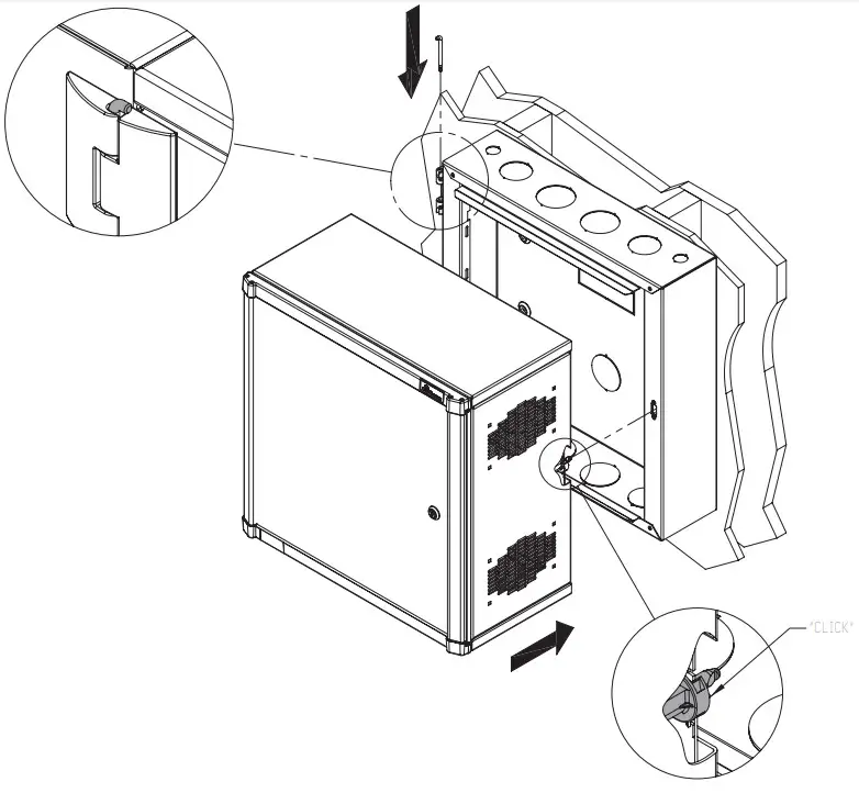 BLACK BOX WMD12 2425 PQU Double Hinged Cabinet Plexiglass Window Door - STEP 4
