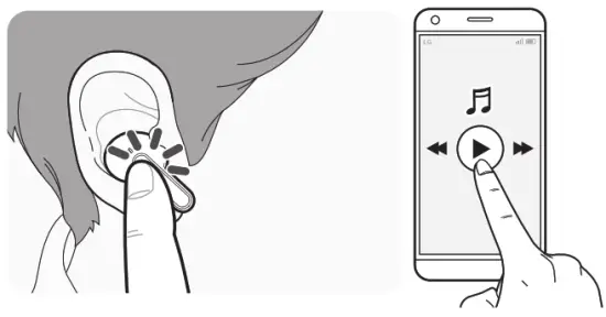 LG TONE FP6 Bluetooth Stereo Headset - Playing Music