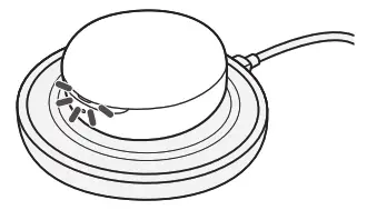 LG TONE FP6 Bluetooth Stereo Headset - bottom