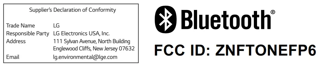 LG TONE FP6 Bluetooth Stereo Headset - icon