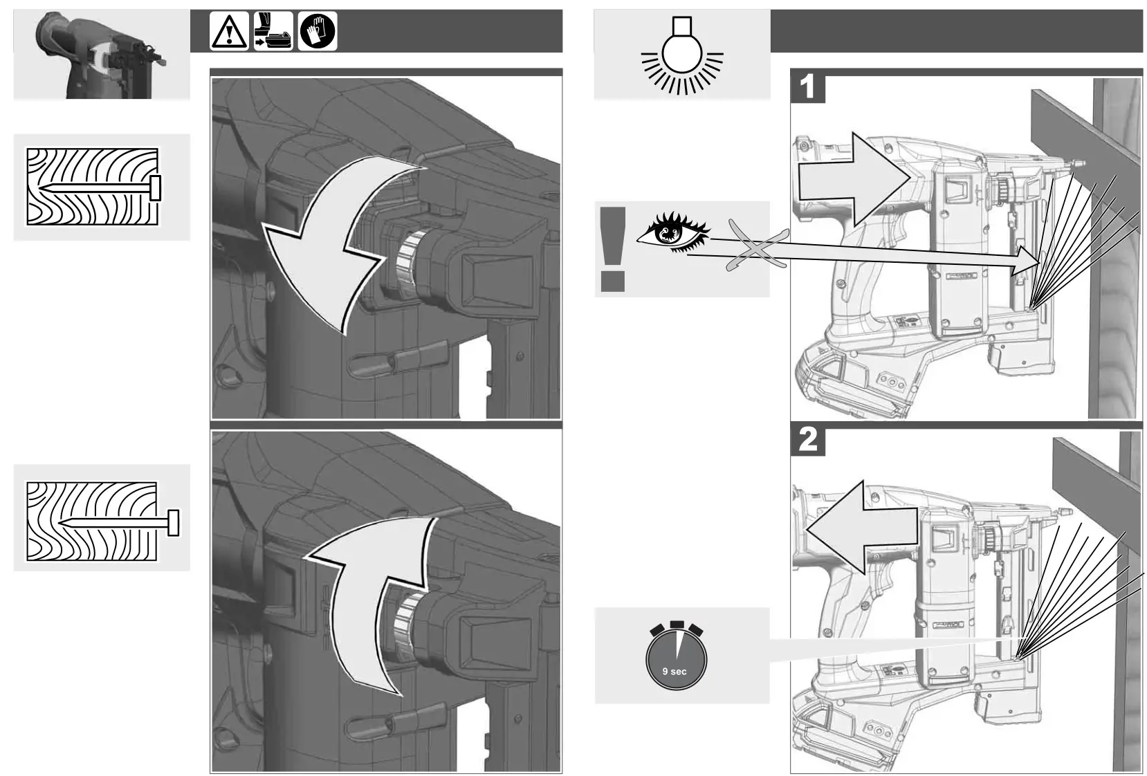 milwaukee M18 FNCS18GS 18V Cordless Nail Gun - figure 5
