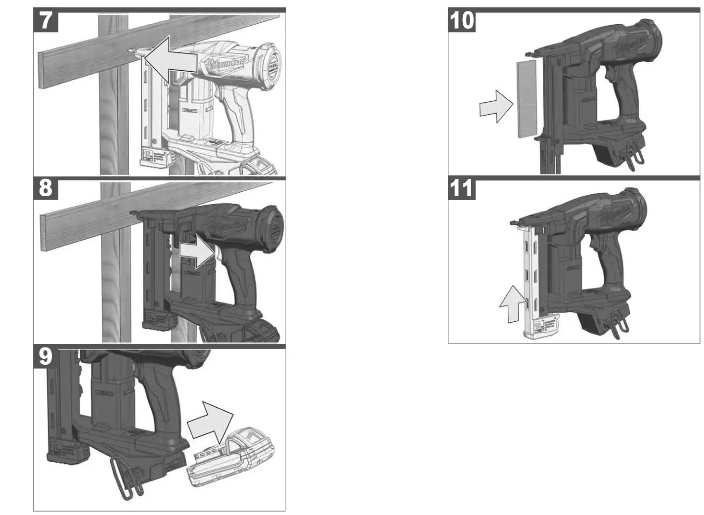 milwaukee M18 FNCS18GS 18V Cordless Nail Gun - figure 8
