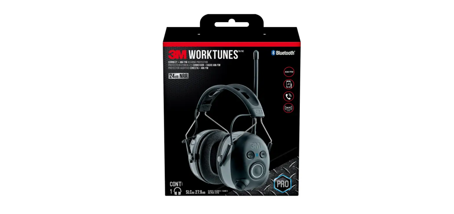 3m Worktunes Connect + Am/fm Hearing Protector With Bluetooth Technology-complete Features/user Guide