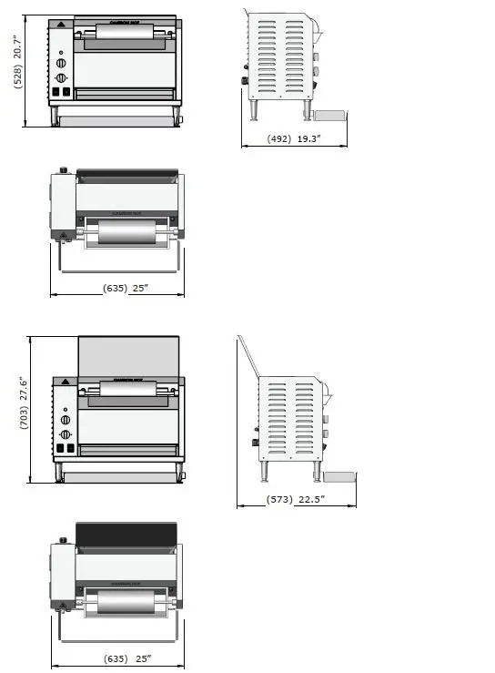AVATOAST-184BT18A-Adjustable-Speed-Vertical-Conveyor-Bun-Toasters-fig-6