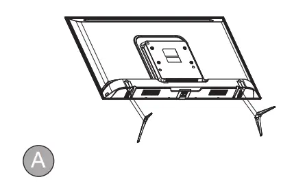 Kruger Matz KM0240FHD-S5 TV Set - Minimum distances 2