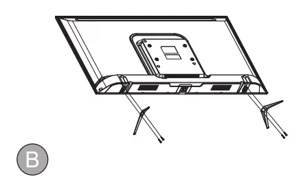 Kruger Matz KM0240FHD-S5 TV Set - Minimum distances 3