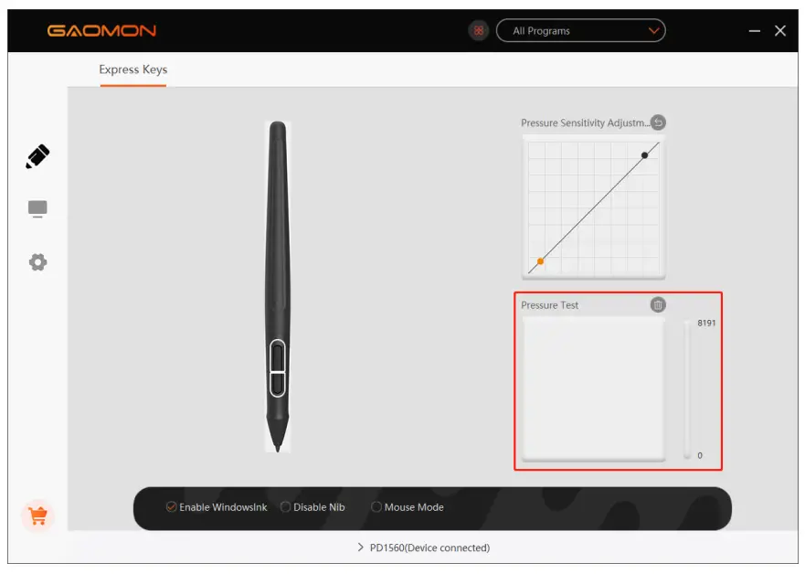 GAOMON PD1560 Graphics pen Display - Function Setting 6