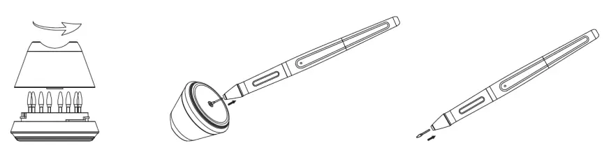 GAOMON PD1560 Graphics pen Display - Pen Nib Replacement