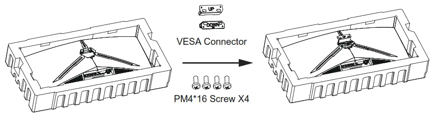 itek ITMC34V141WQHD 34 Inch Curved Archives Monitor - adapter