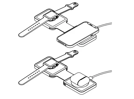 atomi AT1871 3 In 1 Magnetic Foldable Charging Station-4